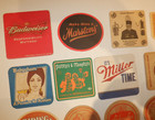 Lot Of 15 Different Vintage European   American Beer Coasters