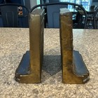 Antique Pompeian Bronze Altar Of Love Bookends Pair Figural Art Deco