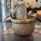 Vintage Japanese Shinto Bell Suzu Religious Temple Bell Brass Catch All Holder
