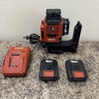 Hilti Pm 30-mg Green Laser Level W  2batteries Charger No Case