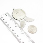 925 Sterling Silver Vintage  a Tuoi Une Vie Florissante  Coin Medal Pendant