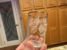 Antique Iroquois Brewing Co Pre-prohibition Drinking Glass Buffalo Ny Gold Rim