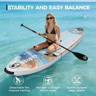 Inflatable Sup Board For Beginners  Non-slip Deck  Large Paddle  Camera Mount