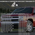 Serpentine A c Drive Belt Tensioner For Cadillac Chevy Silverado Gmc 90k-38159