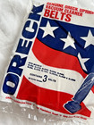 Oreck Upright Vacuum Cleaner Replacement Belts - Pack Of 3 Part Number 010-0804