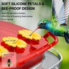 Window Hummingbird Feeder With Strong Suction Cup  Plastic Hummingbird Feeders F