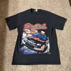 Men   s Vintage Y2k Dale Earnhardt Shirt Black Nascar Racing Night Train 90s Tee M