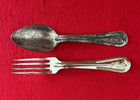 Ww1 Us Army Mess Kit Utensil Set Spoon Fork 1918 Pair Wwi