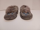 Vtg Canadian Native Handmade Beaded Leather Rabbit Fur Moccasins Size 6