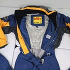 Vintage Killy Awt Master Tech Snow Ski Suit Snowboard Bib Men 46 Yellow blue