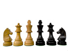 Wooden Handmade Chess Pieces Set Size 3 75  Inch For Big Chess Board  Chess Coin
