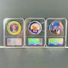 2024 Donald Trump President Gold Commemorative Challenge Coin  3 Pcs Set  Maga