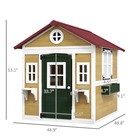 Playhouse For Kids With Doors  Windows  Planter Pots And Boxes