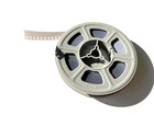 1 New  Kodak 8mm Regular 8 White Movie Leader On 50  Reel Acetate   White grey  