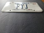 Fyj 2017 Personalized Vanity License Plate Virginia Is For Lo      ers Lovers F Y J