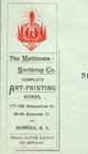 Advertising  1893 Matthews - Northrup Co  Buffalo Ny To Binghamton Ny Sc  231