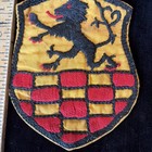 Rare Wwii Us Army 93rd Armored Reconnaissance Battalion Jacket Patch French Made