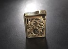 Vintage Colibri Gold Tone Ornate Lighter-working 