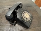 Excellent Vintage Western Electric Classic Black Rotary Dial Desk Phone 