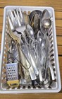 Vintage Silverplate Flatware Mixed Lot 55  Pcs Mismatched Silverware Crafts