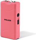 Police Stun Gun800 380 Bv Mini Rechargeable With Led Flashlight Pink