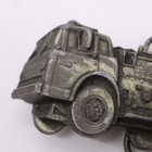 Breitenbach s Fire Truck Belt Buckle Fire Engine Novelty Montello Wisconsin 1979