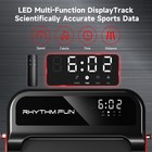 Rhythm Fun Treadmill With 8 Adjustable Incline Under Desk Portable Walking Pad