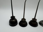 Lot Of 7 Vgt Metal Thumb Pump Oilers - Eagle   Unbranded  2 Copper Oilers   