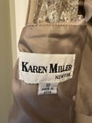Karen Miller Champagne Lace Evening Gown Mother Of The Bride Dress Size 12