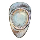 Mcm Atomic Ashtray Boomerang Trinket Dish Pottery Stangl Antique Gold Turquoise