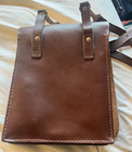 Vintage East German Army Map Case Ww2 Soldier Leather Folder Bag Military Gdr