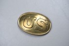 Civil War U s  Oval  puppy Paw  Belt Buckle - Non Dug
