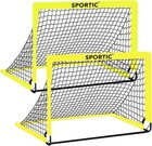 Sportic 4  X 3  Soccer Goal Net Set 2 Pk Portable Pop Up For Kids Random Color