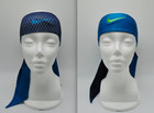 Nike Dri-fit Head Tie Adult Reversible Midnight Navy green Abyss