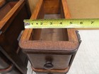 Vtg Antique Singer Treadle Sewing Machine Cabinet Drawers W Frames