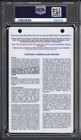 2017 Superbowl Super Bowl 51 Li Press Pass Ticket Stub Tom Brady Comeback Psa 6