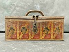 Old Vintage Rare Passing Show Cigarettes Adv  Sign Iron Tin Box With Handle