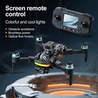 S160 Drone Wifi Fpv 4k Hd Dual Camera Obstacle Avoidance Quadcopter  2 Battery