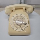 Western Electric 500 Rotary Phone Beige Bell System Vintage 1970s Works Tested