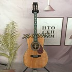 Professional Zuwei 00045 Acoustic Guitar - Solid Spruce Top  Full Abalone Inlay