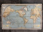 National Geographic Maps 1943 Map Of The World Hemispheres 1970 The World