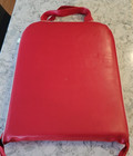 Vintage Old Fitzgerald Bourbon Whiskey Red Sports Seat Stadium Zip Cushion Rare