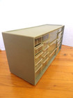 Akro Mils 24 Drawer Stackable Storage Cabinet Organizer Crafts Parts Clean   