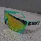 2 Heat Wave Visual Kids Lazer Face Sunglasses Green Waverunner