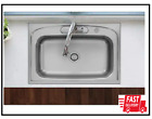 1-1 2 In  Stainless Steel Kitchen Sink Faucet Hole Cover