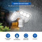 Sansi Led Motion Sensor 2700lm 27w Outdoor Garden Garage Security Light Bright 