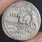 Aemilius Scaurus Denarius Ancient Roman Republic Silver Coin 58bc Scorpion Camel