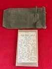 Ww2 Military Emergency Signaling Mirror W  Pouch Set 1943 Australia Raf Wwii