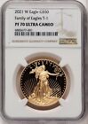 2021-w American Gold Eagle Proof 1 Oz  50 Type One - Ngc Pf 70 Ultra Cameo