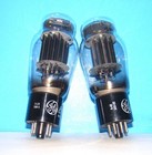 No 6as7g Ge Radio Audio Amplifier Vintage Vacuum 2 Tubes Valve Tested St 6080